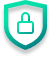 Ícone de escudo com um cadeado dentro