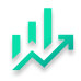Ícone de gráfico crescendo